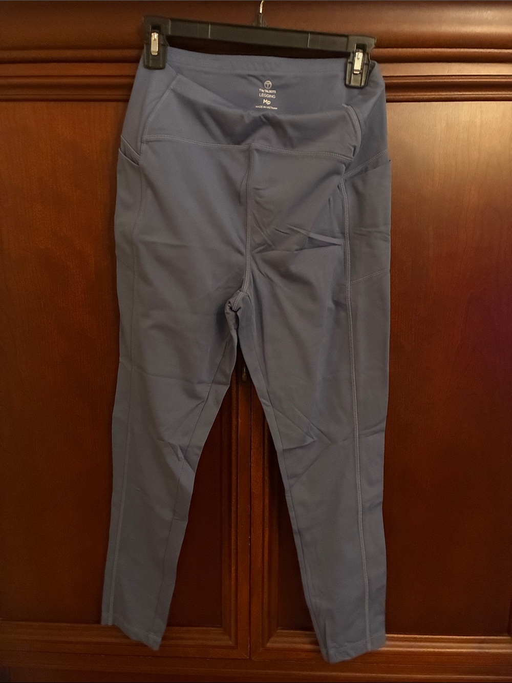 Talbots womens Blue Active Leggings with Side Pockets